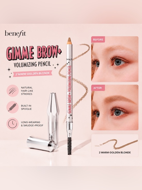 Benefit Other - 💖 Benefit Gimme Brow+ Volumizing Pencil • Shade 2 Warm Golden Blonde •NEW in Box